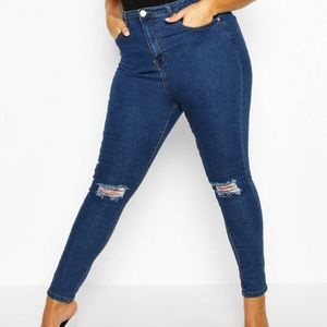 Brand new plus size mid wash jeggings